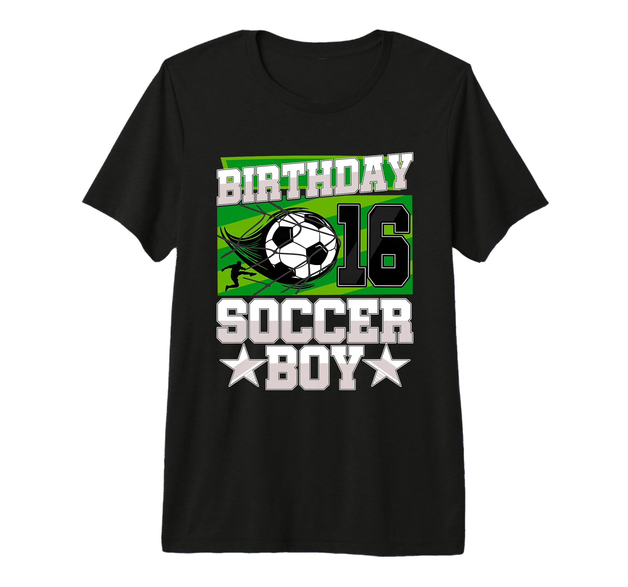 Soccer Birthday Party 16Th Birthday 16 T-Shirt - Fun Novelty Design Unisex