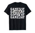 Soccer Lover Coquette Bow Game Day T-Shirt - Trendy Graphic for Adults