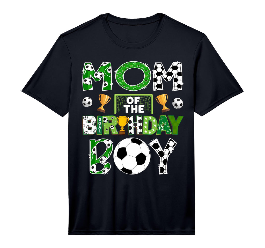 Mom Birthday Soccer Player Game Day T-Shirt - Novelty Apparel for Adults