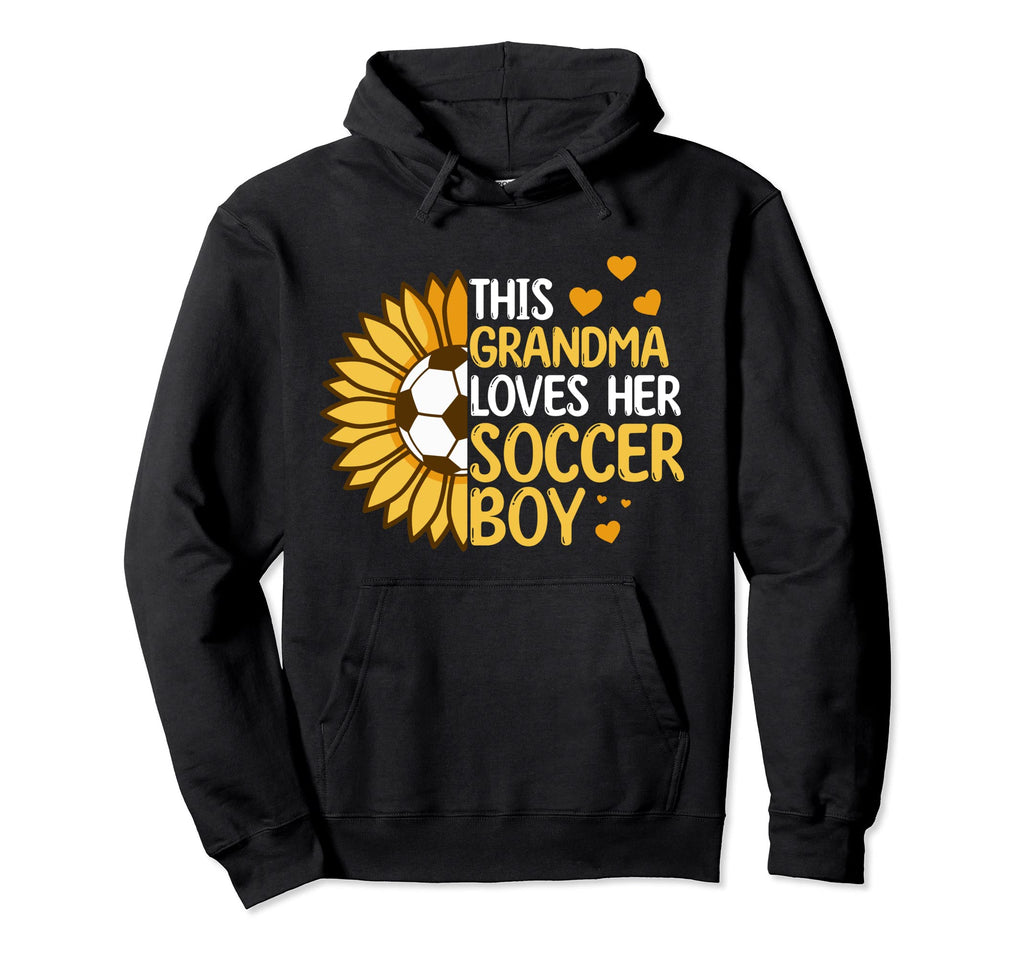 Grandma Loves Soccer Sport Player Hoodie - Aesthetic Graphic for Adults