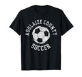 Auglaize County Soccer Distressed 90S T-Shirt - Novelty Apparel for Adults