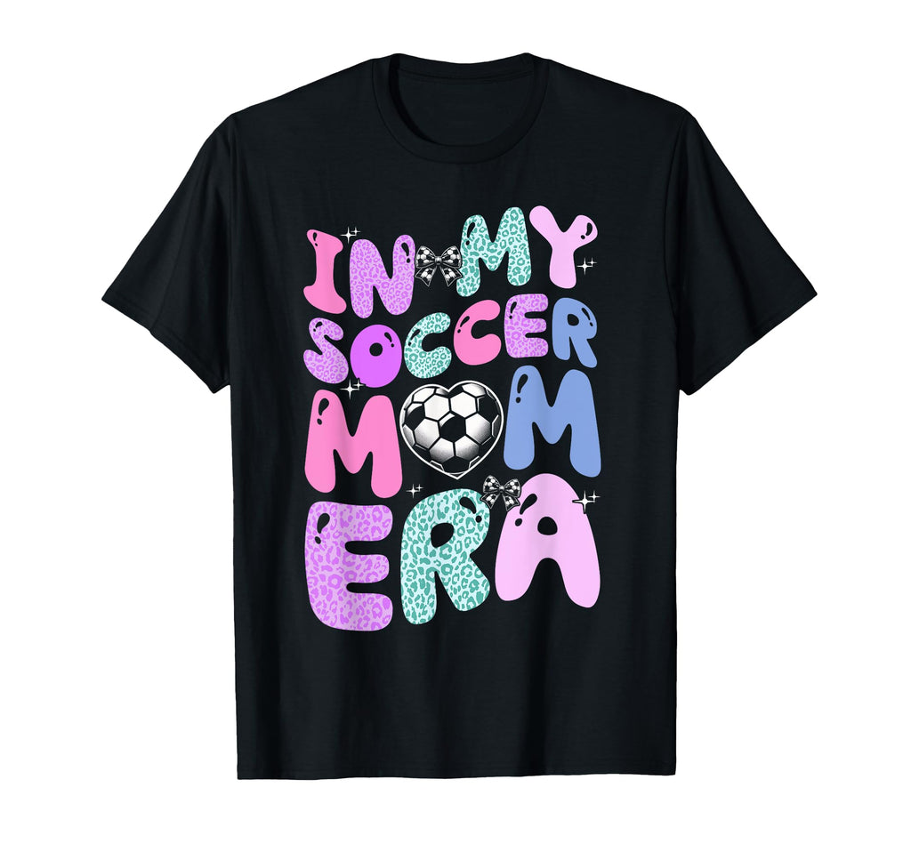 My Soccer Mom Era Groovy Football Season T-Shirt - Unique Graphic Unisex