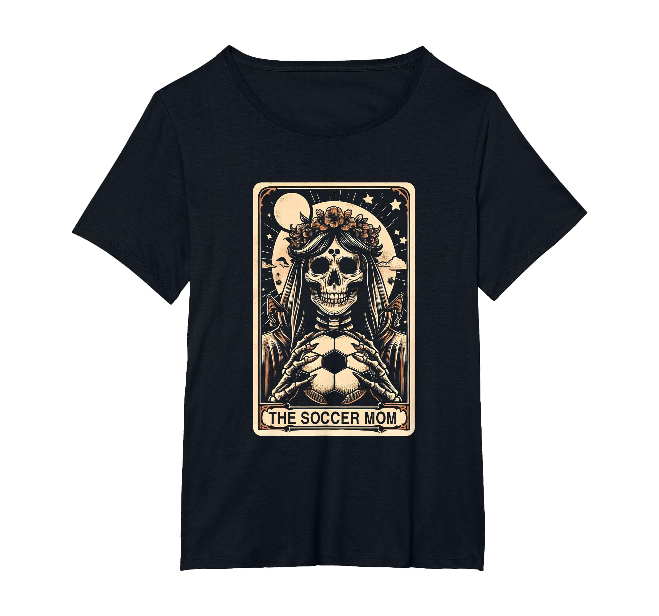 Soccer Mom Tarot Card Halloween Soccer T-Shirt - Aesthetic Graphic Unisex