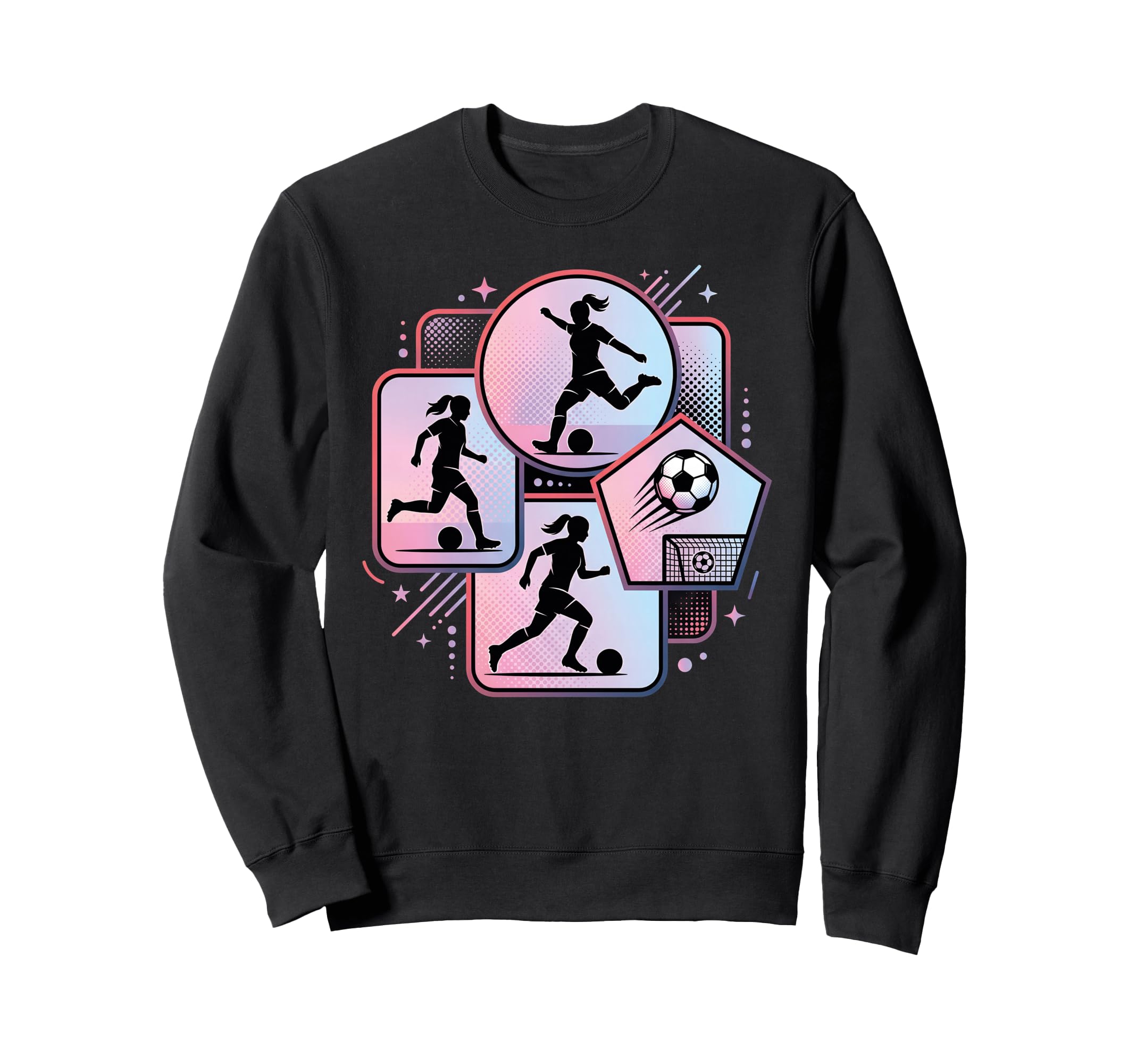 Soccer Player Football Player Sweatshirt - Casual Everyday Wear Men Women