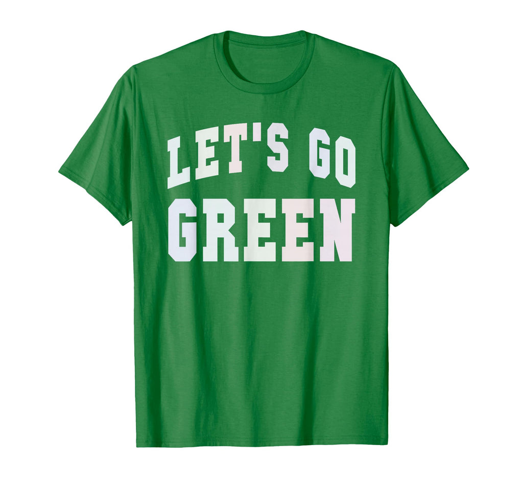 Lets Go Green Motivational War Game T-Shirt - Unique Graphic for Adults