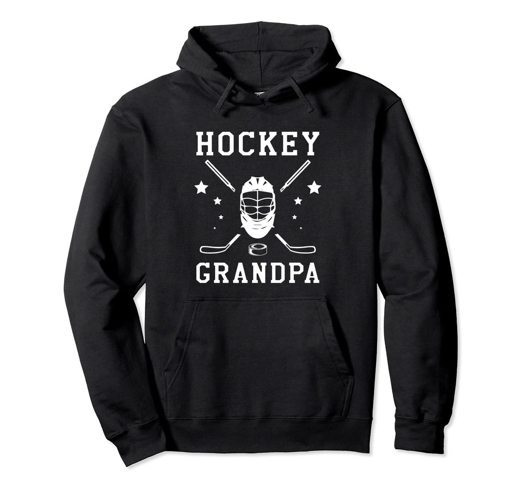 Hockey Grandpa Winter Sport Goalie Hoodie - Trendy Graphic Men Women