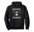 Hockey Grandpa Winter Sport Goalie Hoodie - Trendy Graphic Men Women
