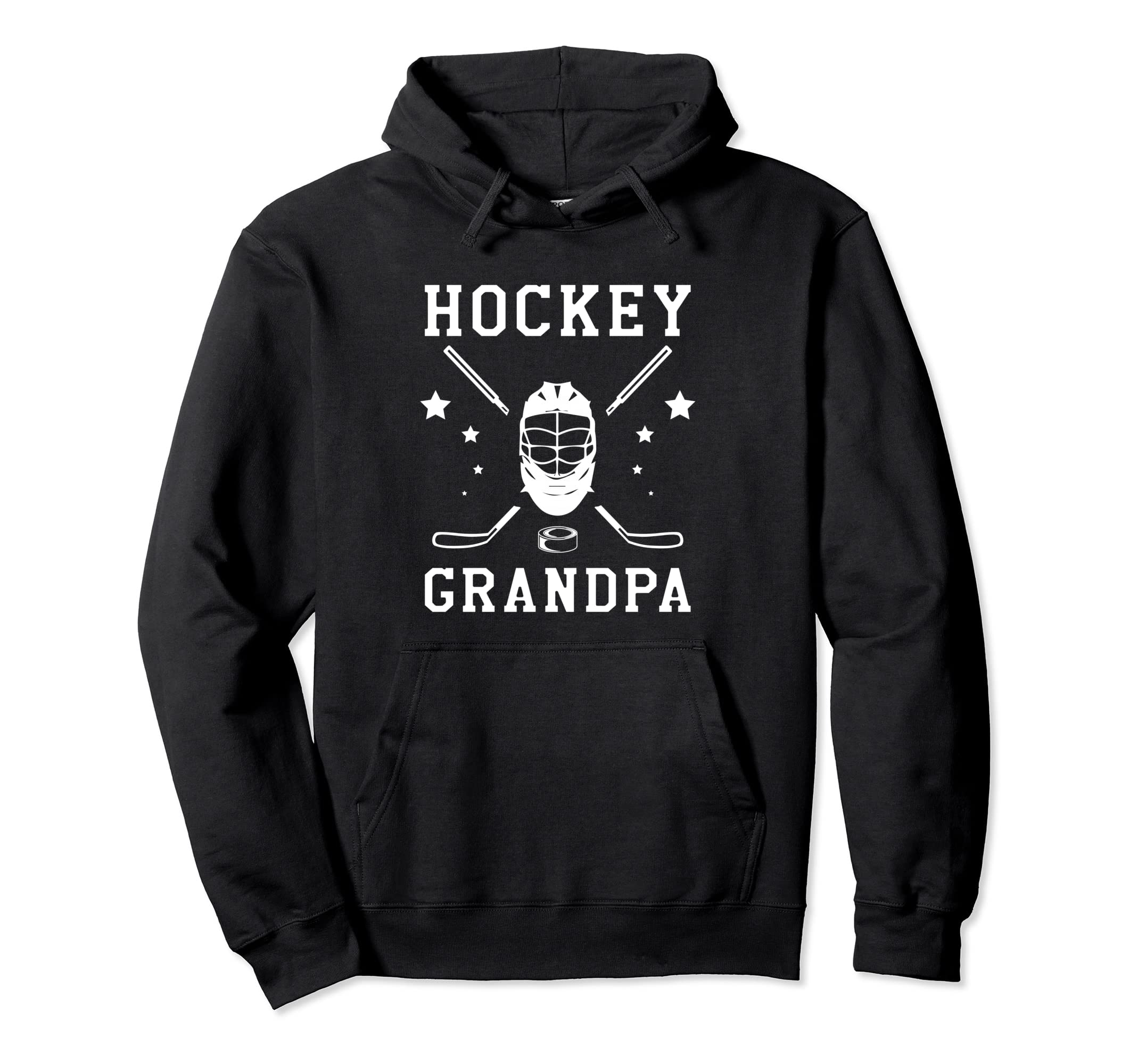 Hockey Grandpa Winter Sport Goalie Hoodie - Trendy Graphic Men Women
