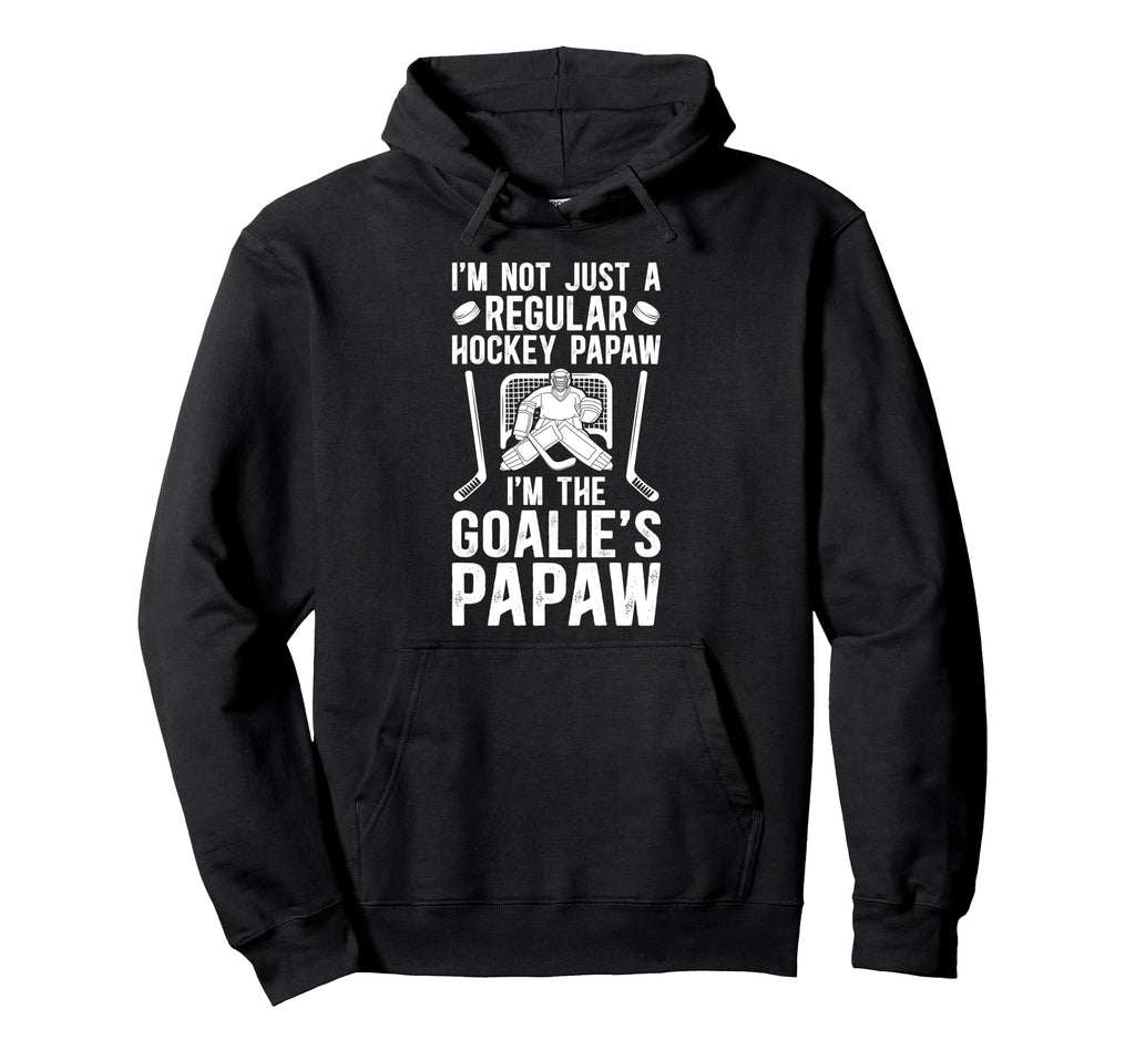 Im Hockey Goalie Papaw Ice Hockey Hoodie - Streetwear Style for Adults