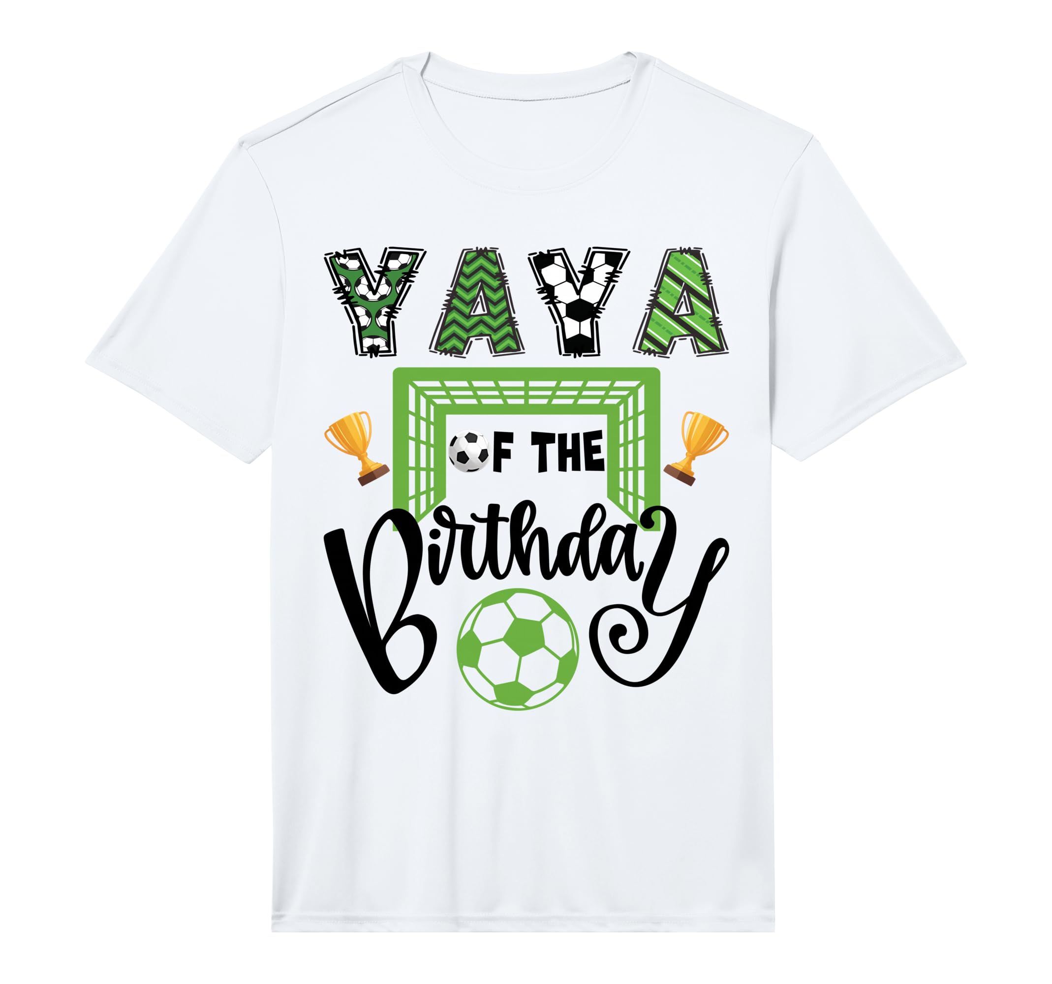 Yaya Birthday Soccer Player Bday T-Shirt - Streetwear Style for Adults