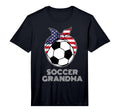 Bandana Soccer Ball Grandmother Gigi T-Shirt - Minimalist Print Unisex