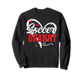 Soccer Granny Heart Grandma Granny Sweatshirt - Trendy Graphic Unisex