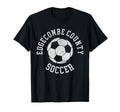 Edgecombe County Soccer Distressed T-Shirt - Streetwear Style for Adults