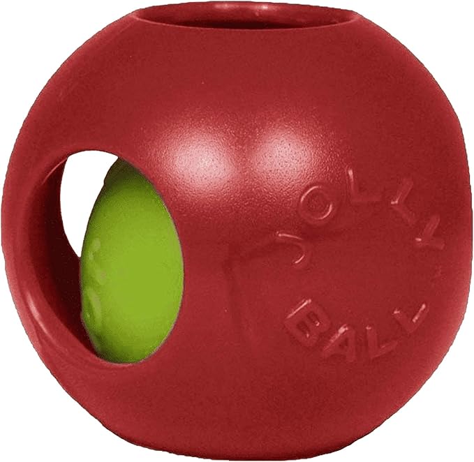 Jolly Pets Teaser Ball Dog Toy, Medium/6 Inches, Blue, 6-Inch Teaser Ball, Blue