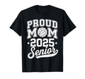 Senior 2025 Volleyball Mom High T-Shirt - Minimalist Print for Adults