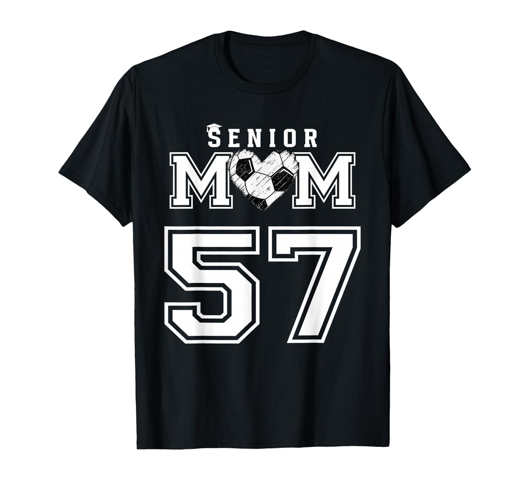 Proud Senior Soccer Mom Custom T-Shirt - Fun Novelty Design for Adults