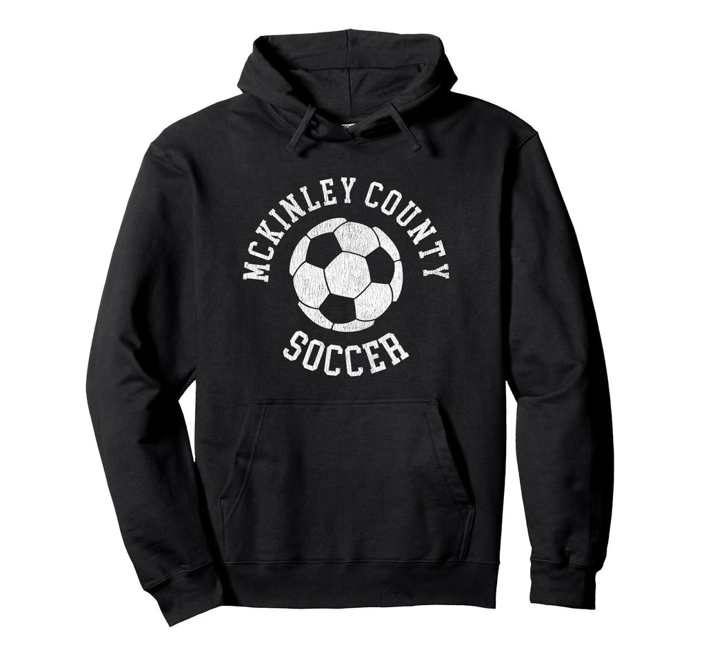 Mckinley County Soccer Distressed 90S Hoodie - Fun Novelty Design Men Women