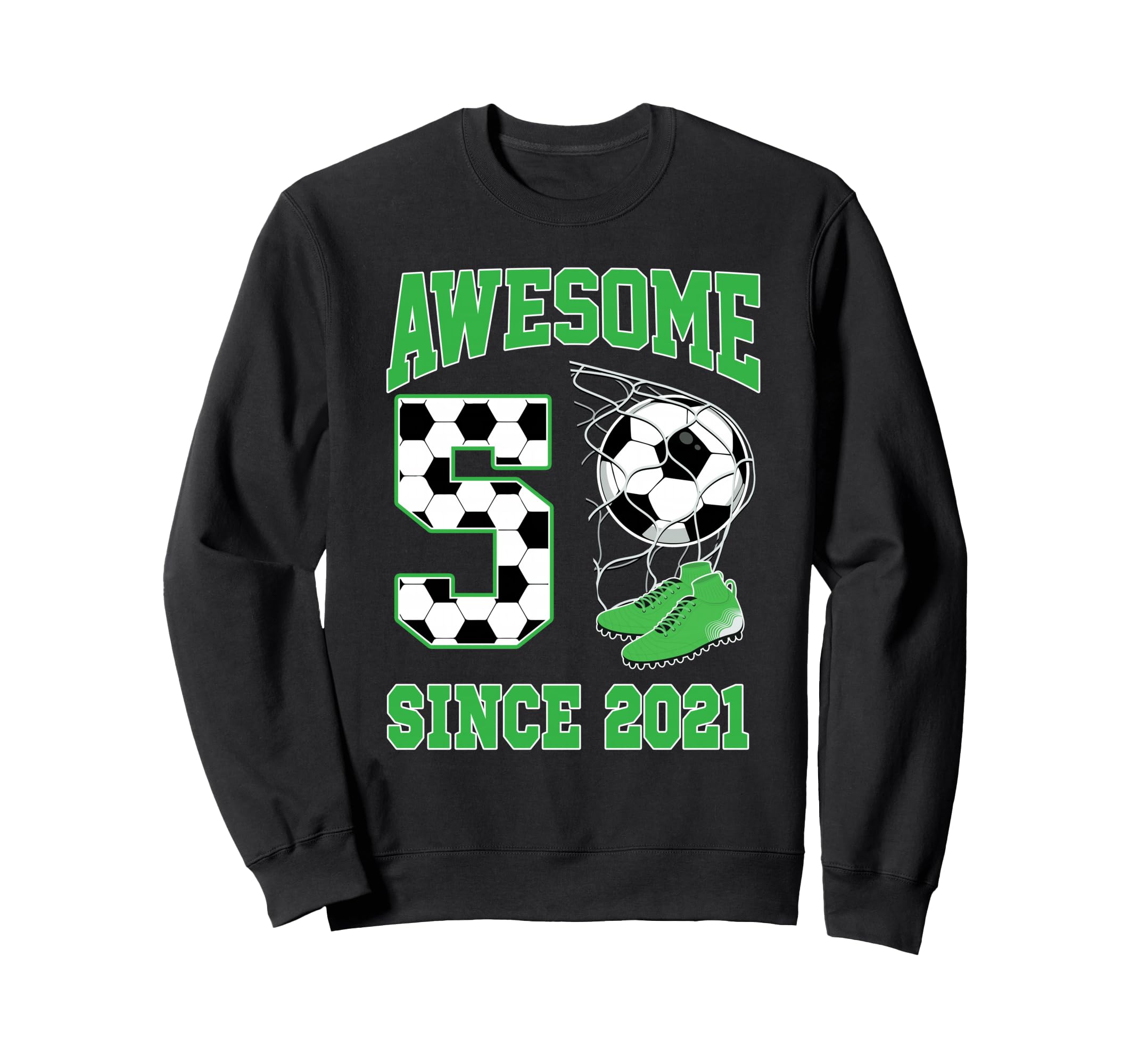 5 Year Old Awesome 5 Since Sweatshirt - Casual Everyday Wear for Adults