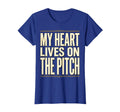 My Heart Lives Pitch Soccer T-Shirt - Graphic Print Men Women
