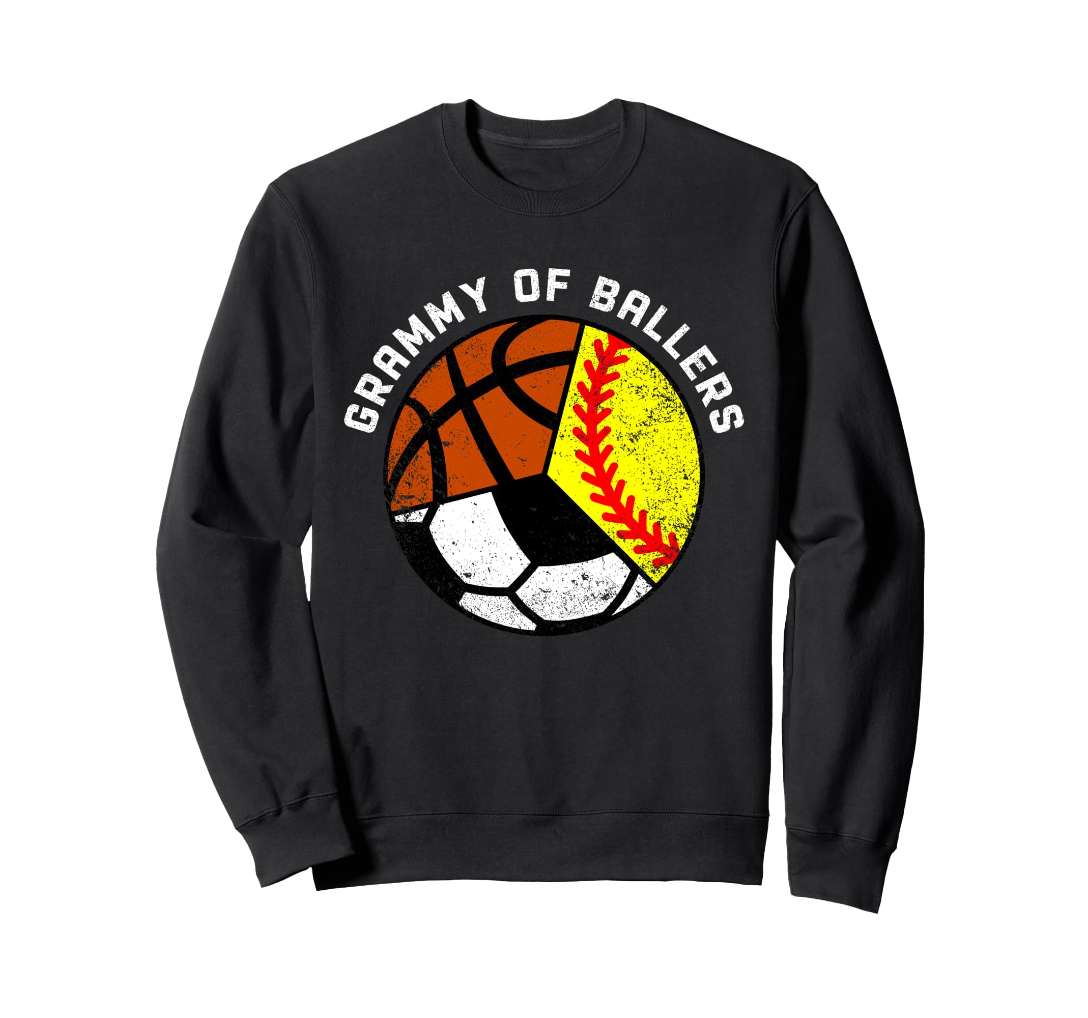 Grammy Ballers Funny Softball Sweatshirt - Unique Graphic for Adults