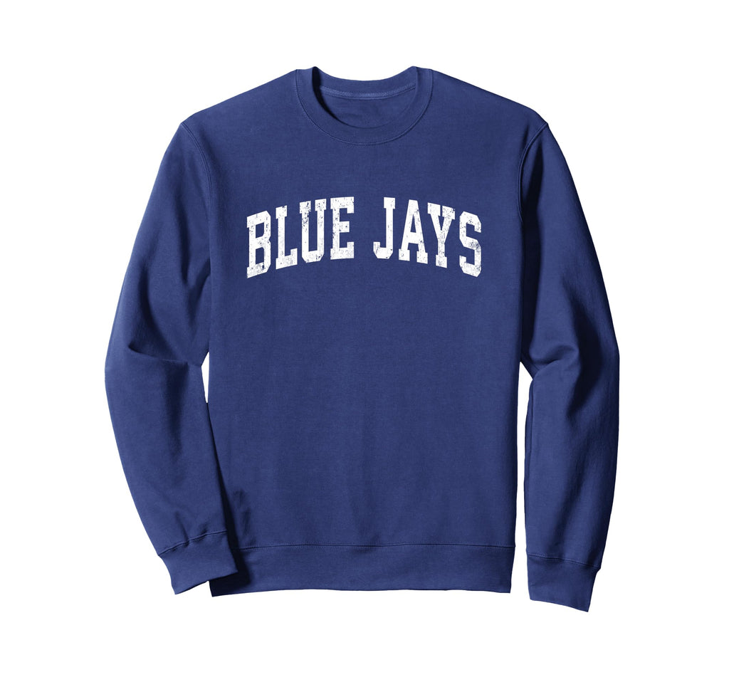 Blue Jays Mascot Athletic Sports Name Sweatshirt - Minimalist Print Unisex