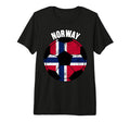 Norway Soccer Game Player T-Shirt - Casual Everyday Wear Men Women