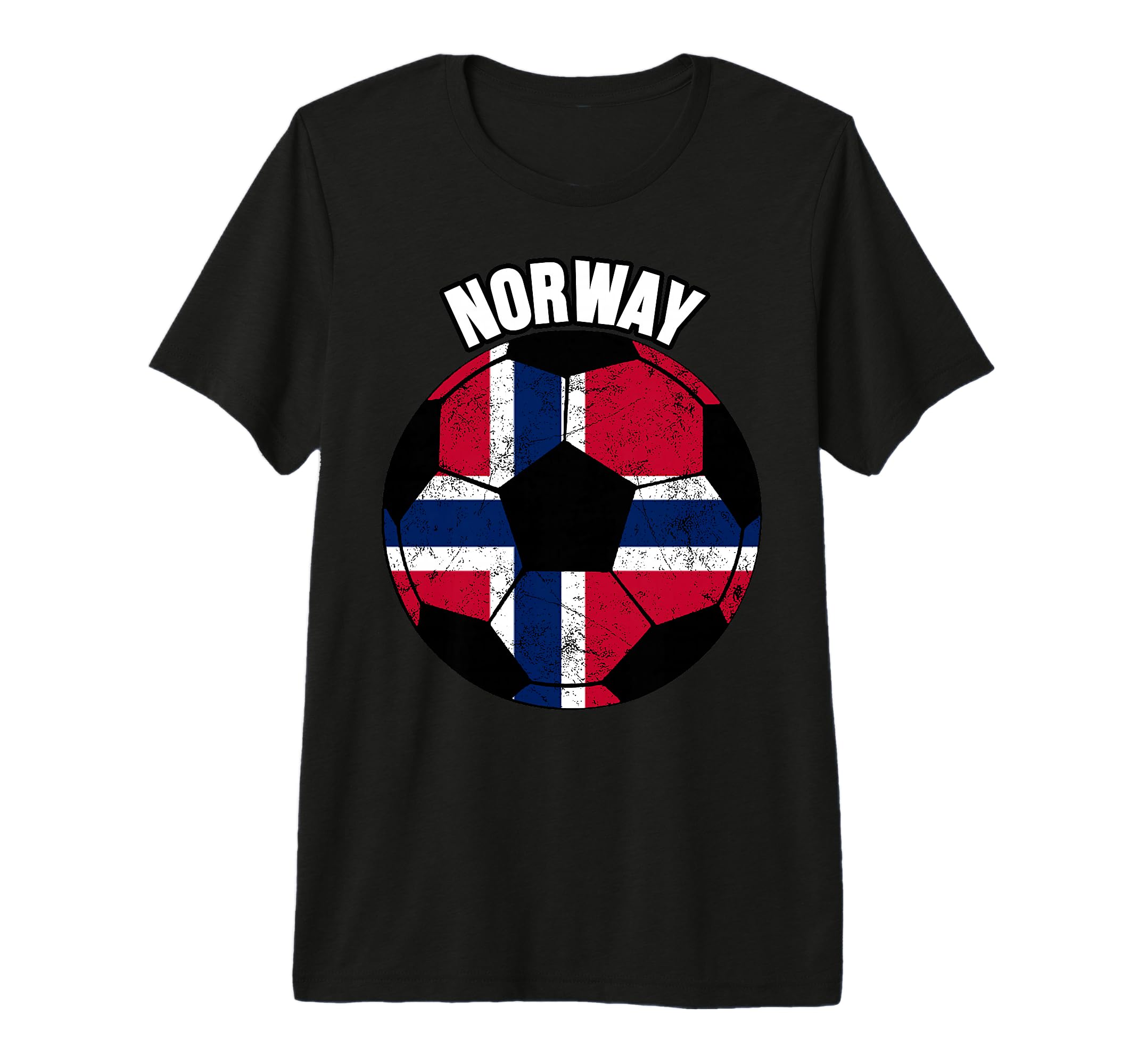 Norway Soccer Game Player T-Shirt - Casual Everyday Wear Men Women