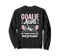 Soccer Goalie Aunt Soccer Keeper Aunt Sweatshirt - Trendy Graphic Unisex