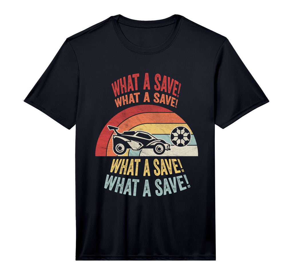 What Save Soccer Car League T-Shirt - Casual Everyday Wear Unisex