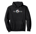 Soccer Heartbeat Sports Pastel Hoodie - Unique Graphic for Adults