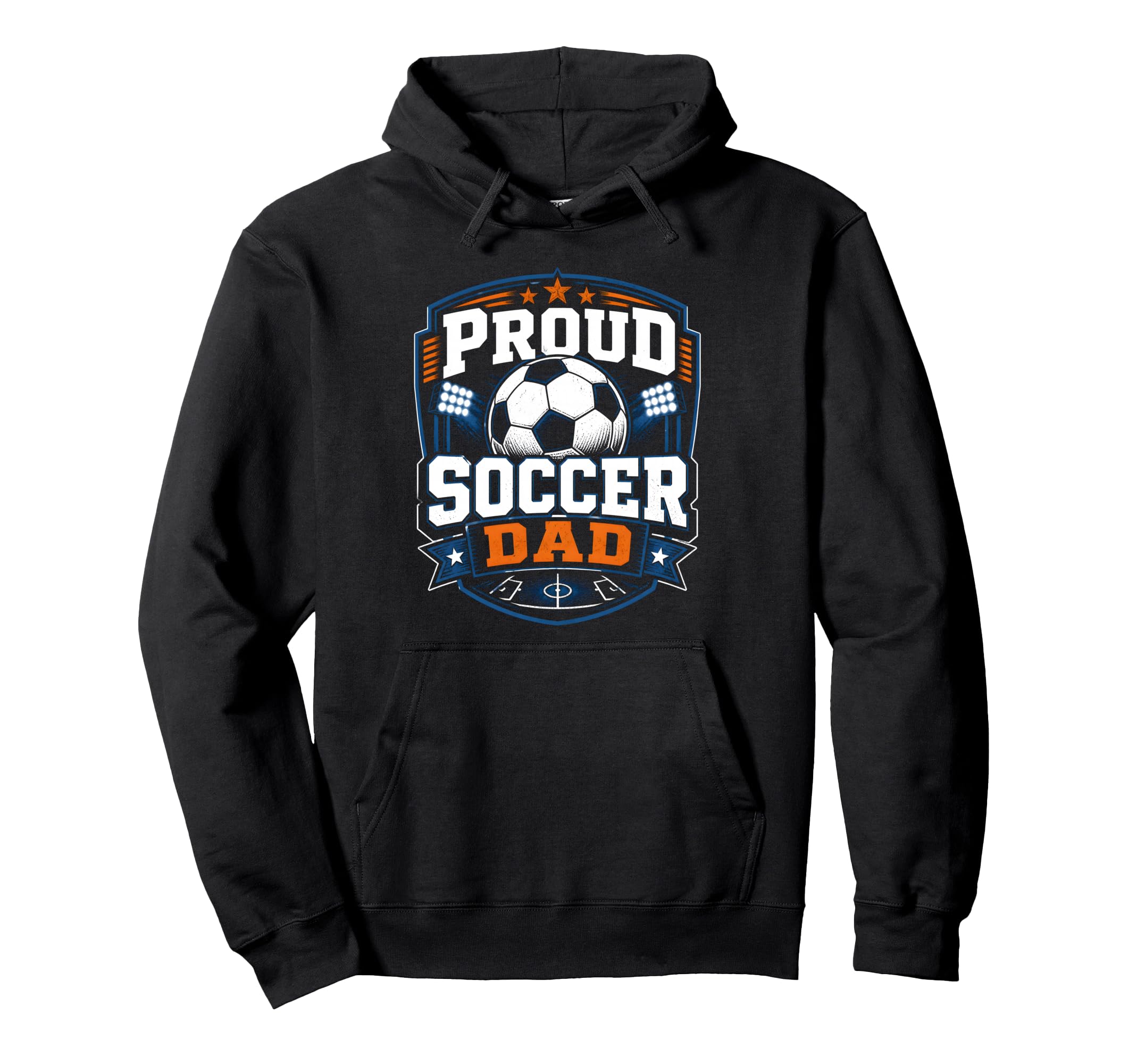 Proud Soccer Dad Soccer Dad Fan Hoodie - Custom Art Print Unisex