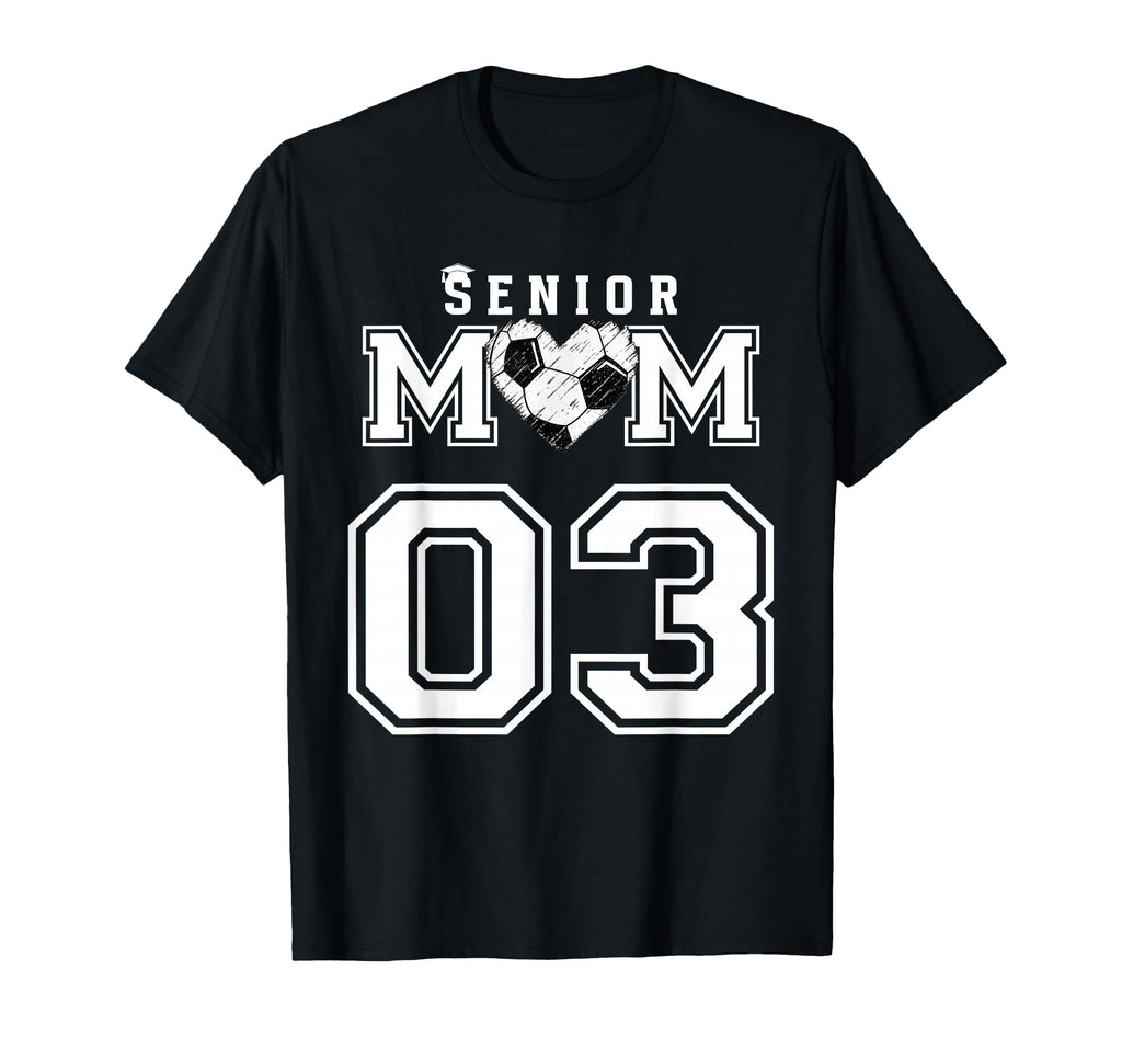 Proud Senior Soccer Mom Custom T-Shirt - Fun Novelty Design for Adults