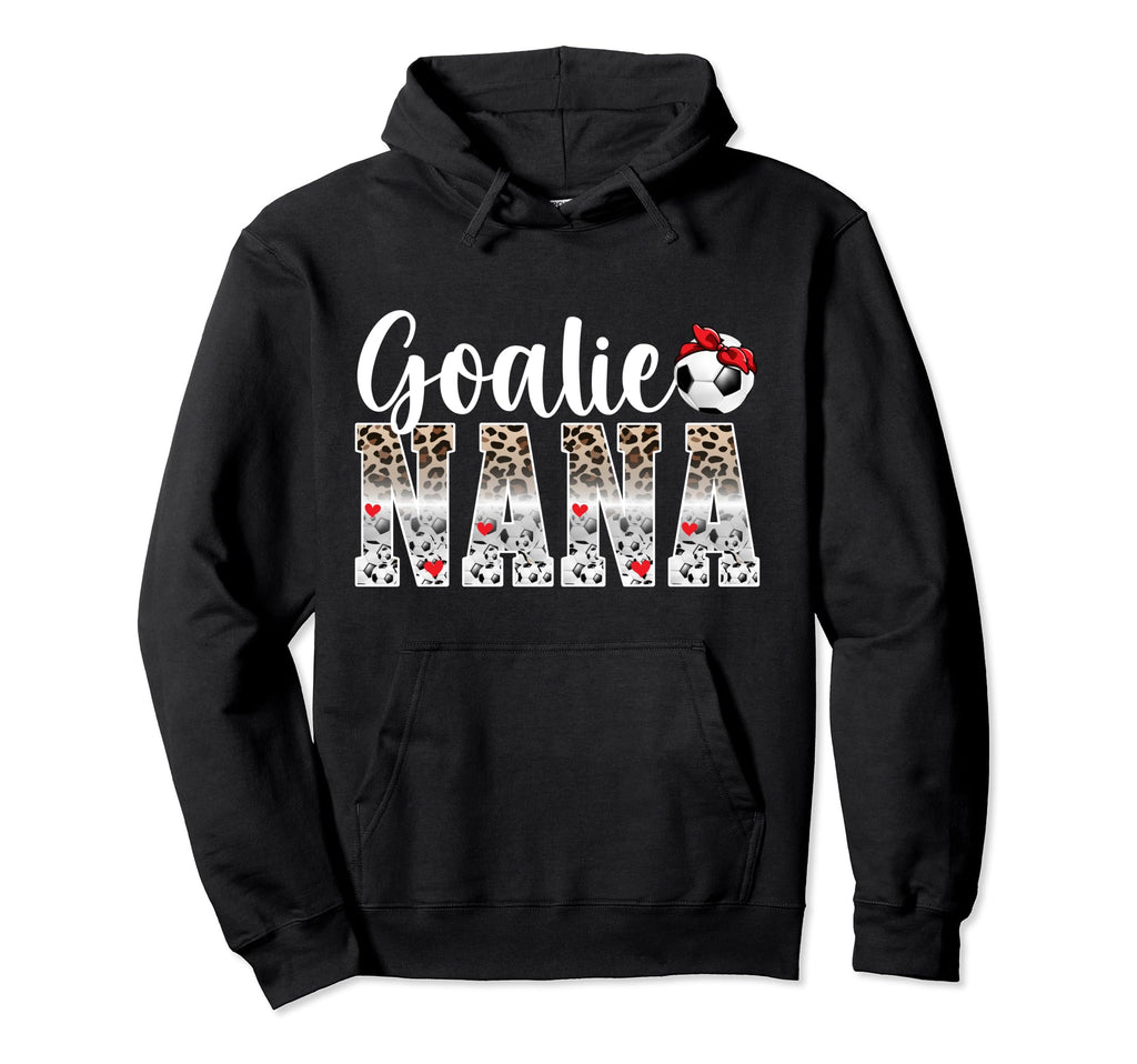 Soccer Goalie Nana Leopard Nana Hoodie - Custom Art Print for Adults