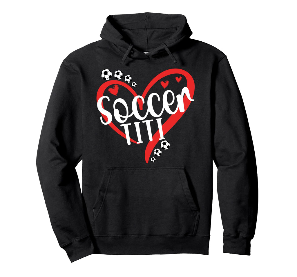 Soccer Titi Heart Titi Soccer Player Titi Hoodie - Minimalist Print Unisex