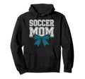 Soccer Mom Coquette Bow Mothers Day Hoodie - Aesthetic Graphic for Adults