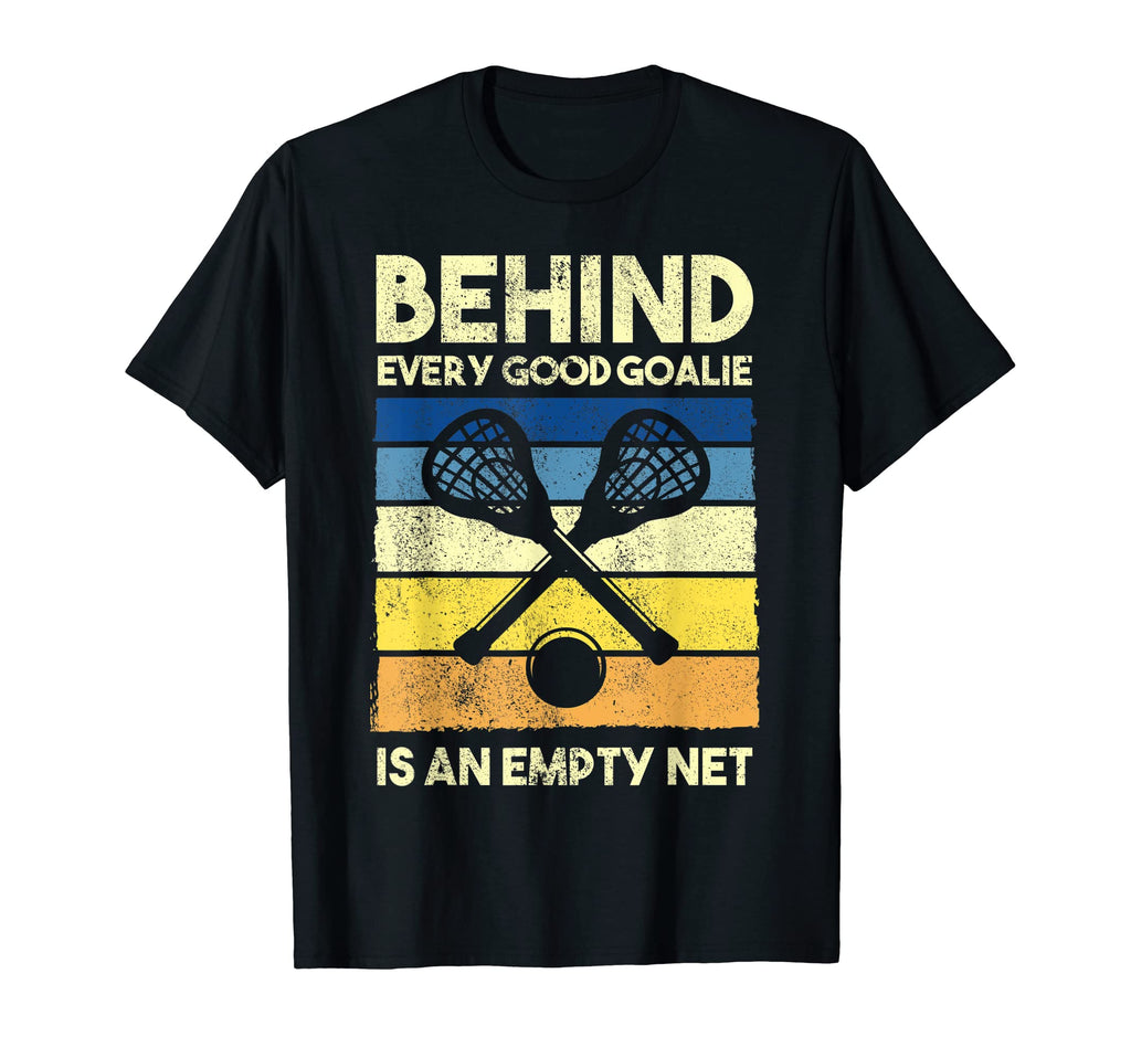 Lax Goalie Player Fan Coach T-Shirt - Casual Everyday Wear Men Women