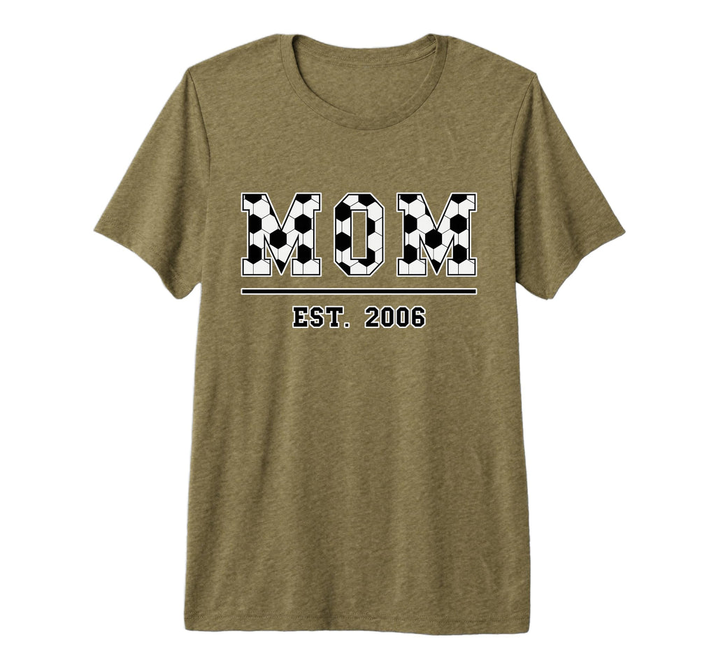 Mom Est 2006 Funny Sports Year T-Shirt - Trendy Graphic Men Women
