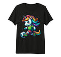 Footballer Unicorn Fans Soccer Team T-Shirt - Custom Art Print Men Women