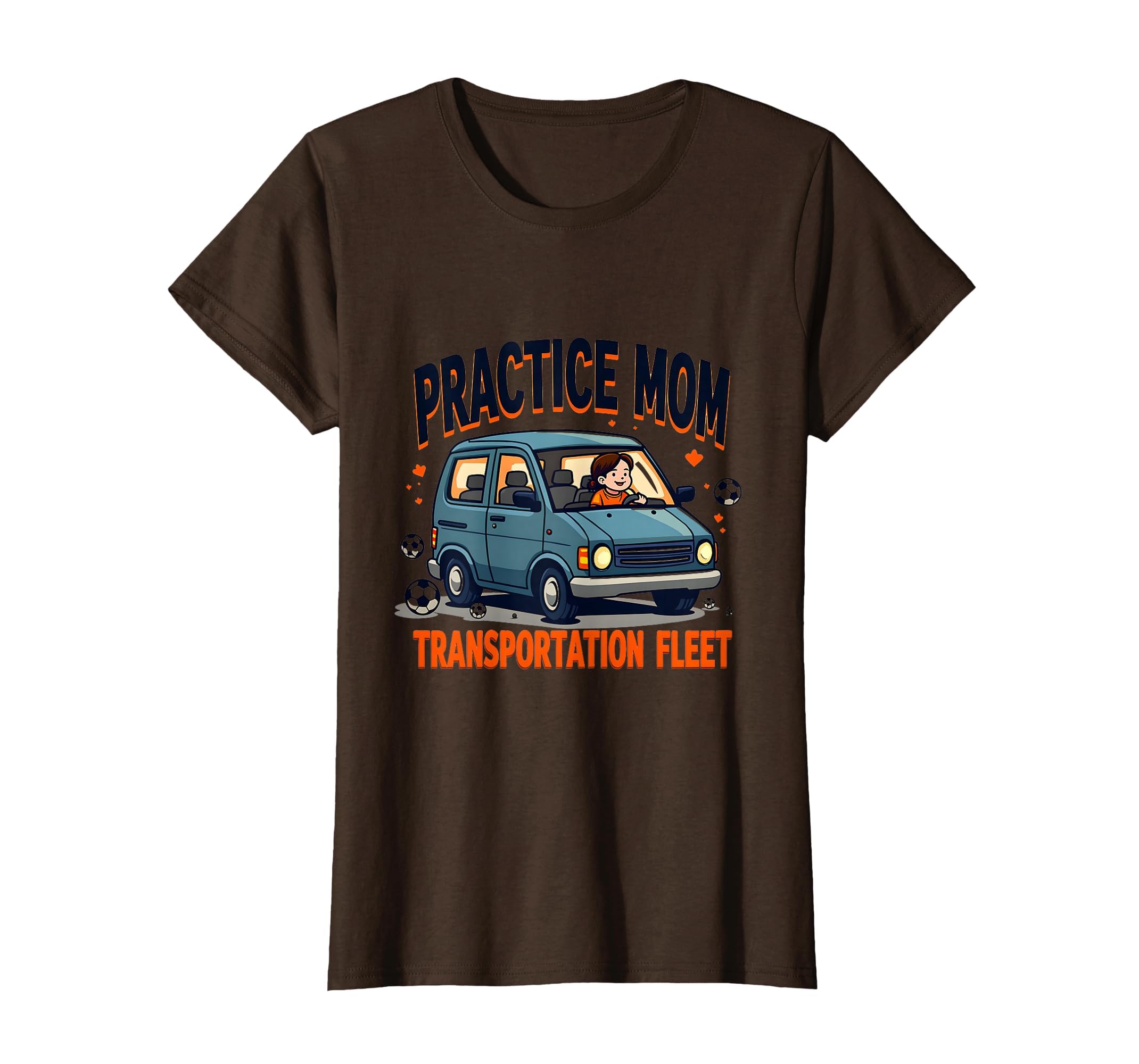 Practice Mom Transportation Fleet T-Shirt - Casual Everyday Wear Unisex