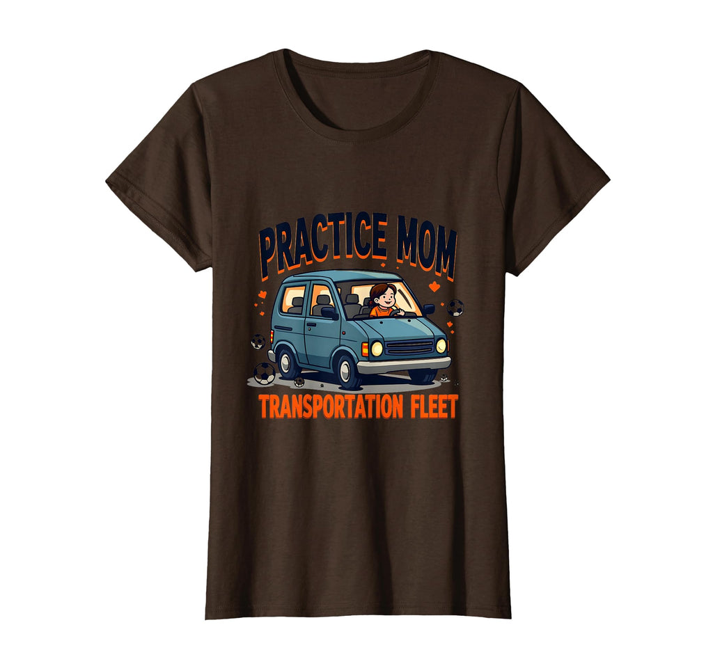 Practice Mom Transportation Fleet T-Shirt - Minimalist Print Men Women