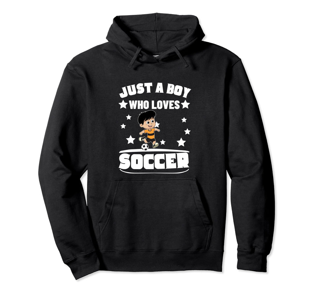 Soccer Player Just Who Loves Soccer Hoodie - Minimalist Print Unisex