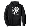 Soccer Love Gift Football Player Teens Hoodie - Custom Art Print Unisex