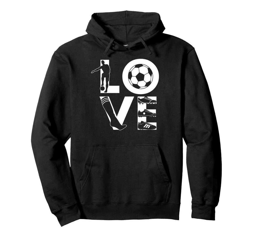 Soccer Love Gift Football Player Teens Hoodie - Streetwear Style Unisex