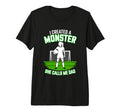 I Created Monster She Calls Me T-Shirt - Casual Everyday Wear for Adults