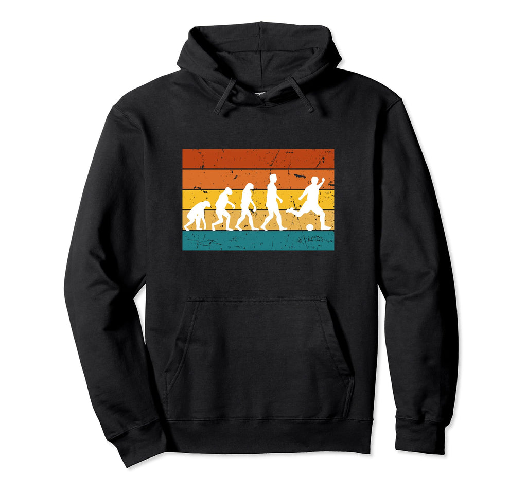 Soccer Evolution Soccer Players Hoodie - Trendy Graphic Unisex