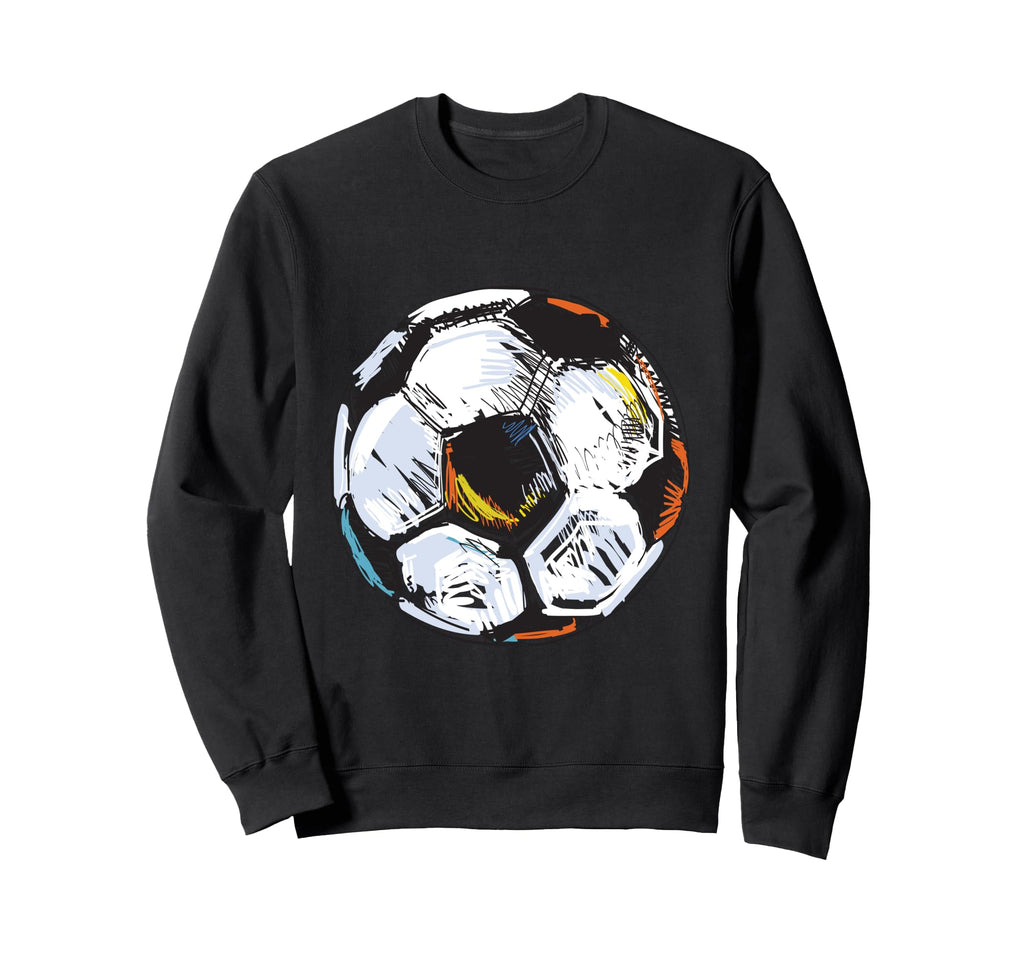 Soccer Player Sports Sweatshirt - Trendy Graphic for Adults