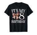 Its My Eight 8 Birthday Football T-Shirt - Fun Novelty Design for Adults