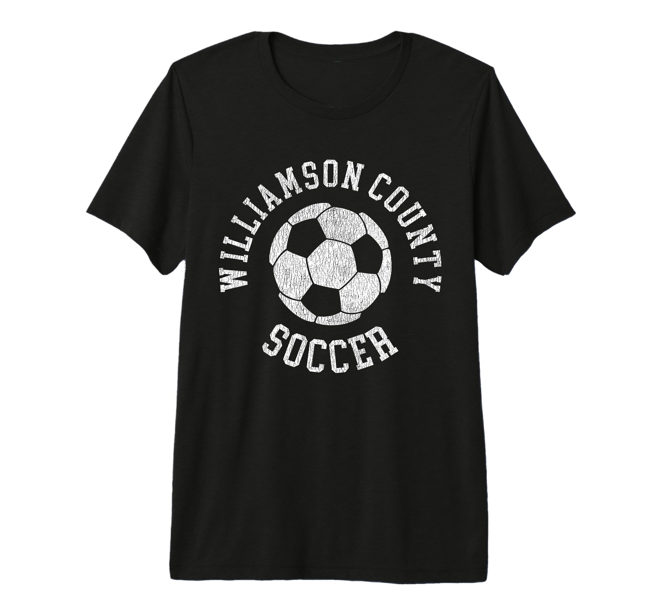 Williamson County Soccer Distressed 90S T-Shirt - Graphic Print Men Women