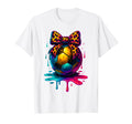 Soccer Coquette Bow Soccer Mom Sister T-Shirt - Minimalist Print Men Women