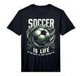 Football Is Life Rest Is Just Details T-Shirt - Minimalist Print Men Women